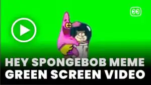 Hey Spongebob Meme Green Screen
