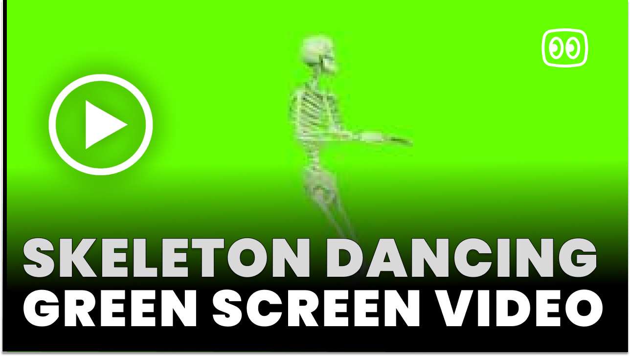 Skeleton Dancing Green Screen