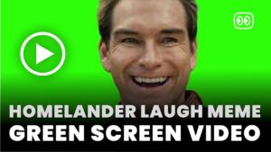 Homelander Laugh Meme Green Screen