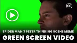 Spider Man 3 Peter Thinking Scene Meme Green Screen