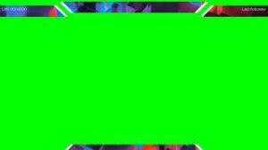 Animated Stream Overlay 1 Green Screen download