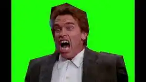 Arnold Schwarzenegger SHUT UP Green Screen download