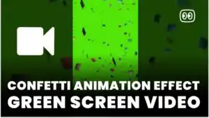 Confetti Animation Effect Green Screen download