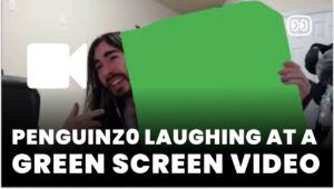 Penguinz0 Laughing at a Green Screen download