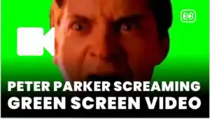 Peter Parker Screaming Green Screen download