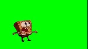 Spongebob Screaming Green Screen download