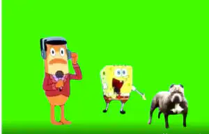 SpongeBob Bing Bong Green Screen download