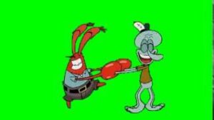 Squidward & Mr Krabs Dancing Green Screen download