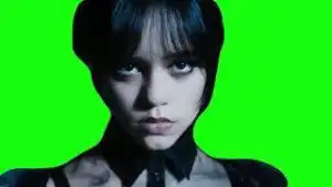 Wednesday Addams' Dance Green Screen download