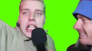 Drunk British Man Eats Microphone Green Screen download