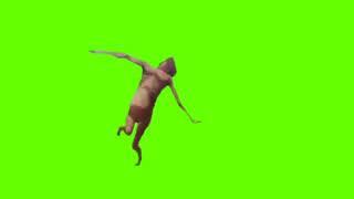 A Man Falling From Sky Green Screen download