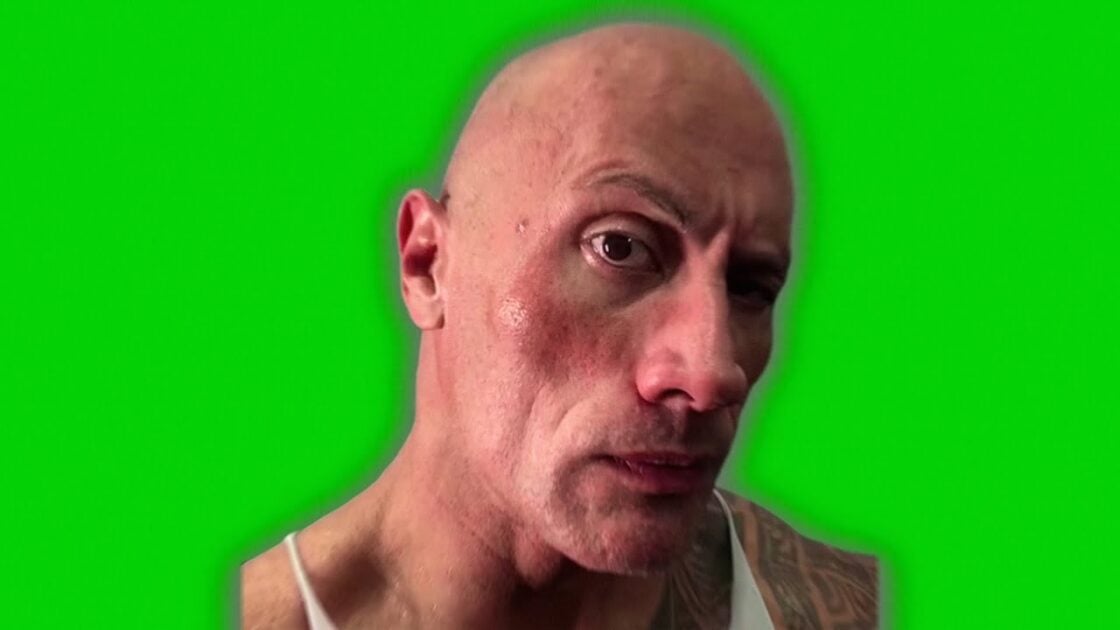 The rock sus Green Screen download