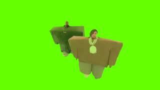 Two Fat Man Dancing Green Screen download