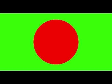 blinking red circle green screen download