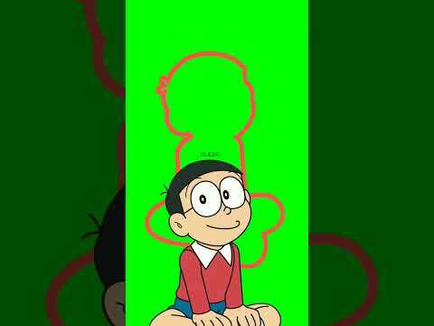 Nobita doraemon cartoon Green screen download