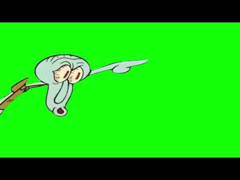 Squidward get out of my house Green Screen download