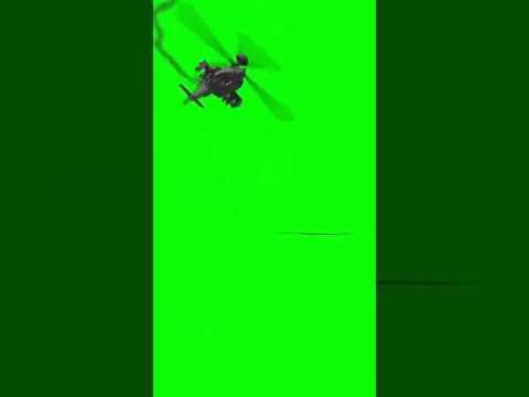 helicopter destroy green screen download
