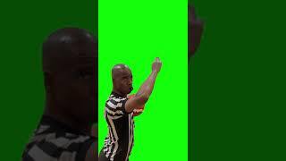 Referee Catches Another Basketball Green Screen download