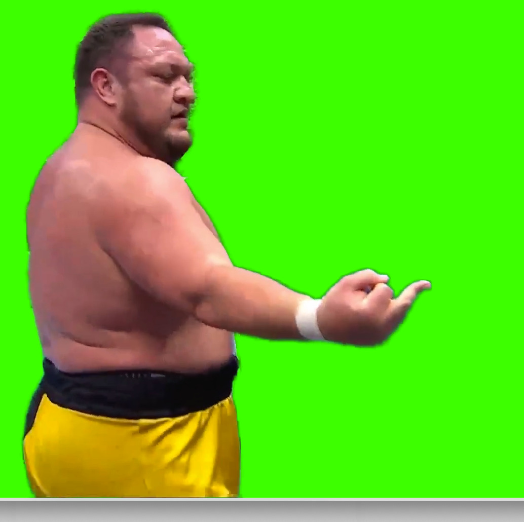 Samoa Joe green screen download