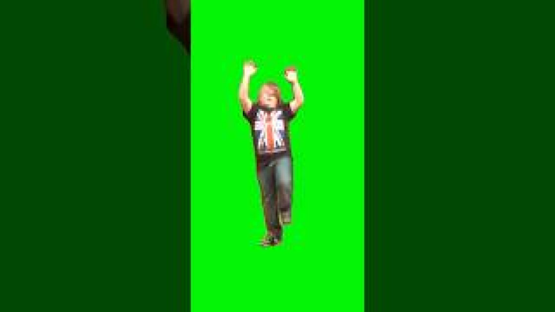 Kid Dancing to Hypnotize green screen