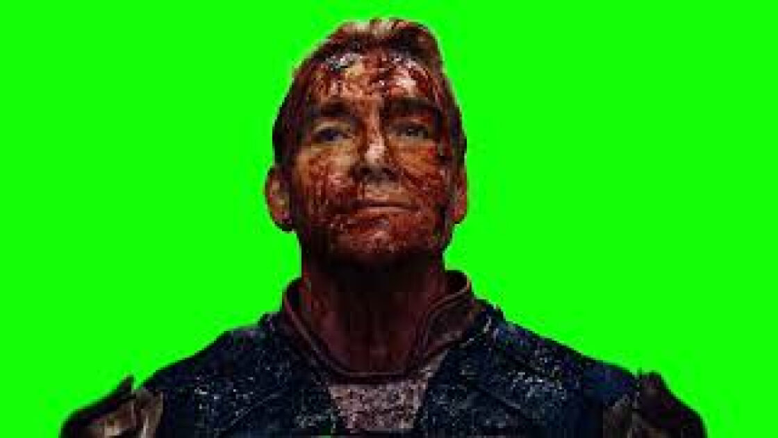 Bloody Homelander green screen