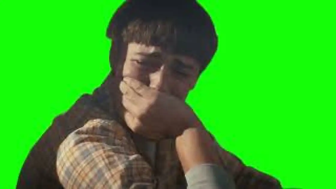 Stranger Things Will crying green screen