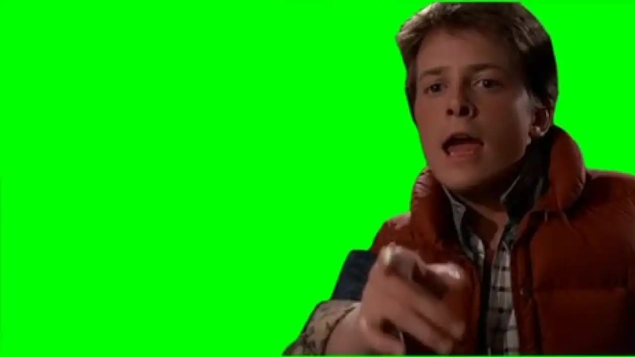 I’ve seen this one Meme Green screen