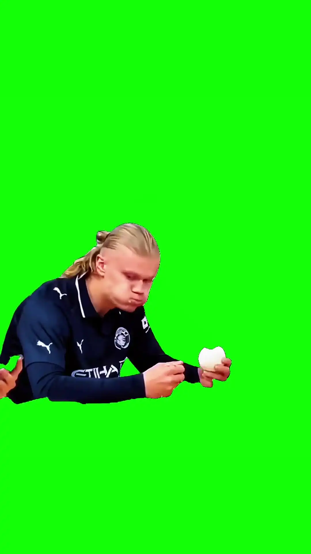 Haaland gets scared Green Screen