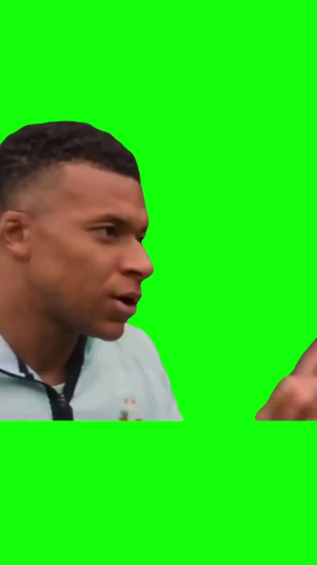 Angry Mbappe Meme Green Screen