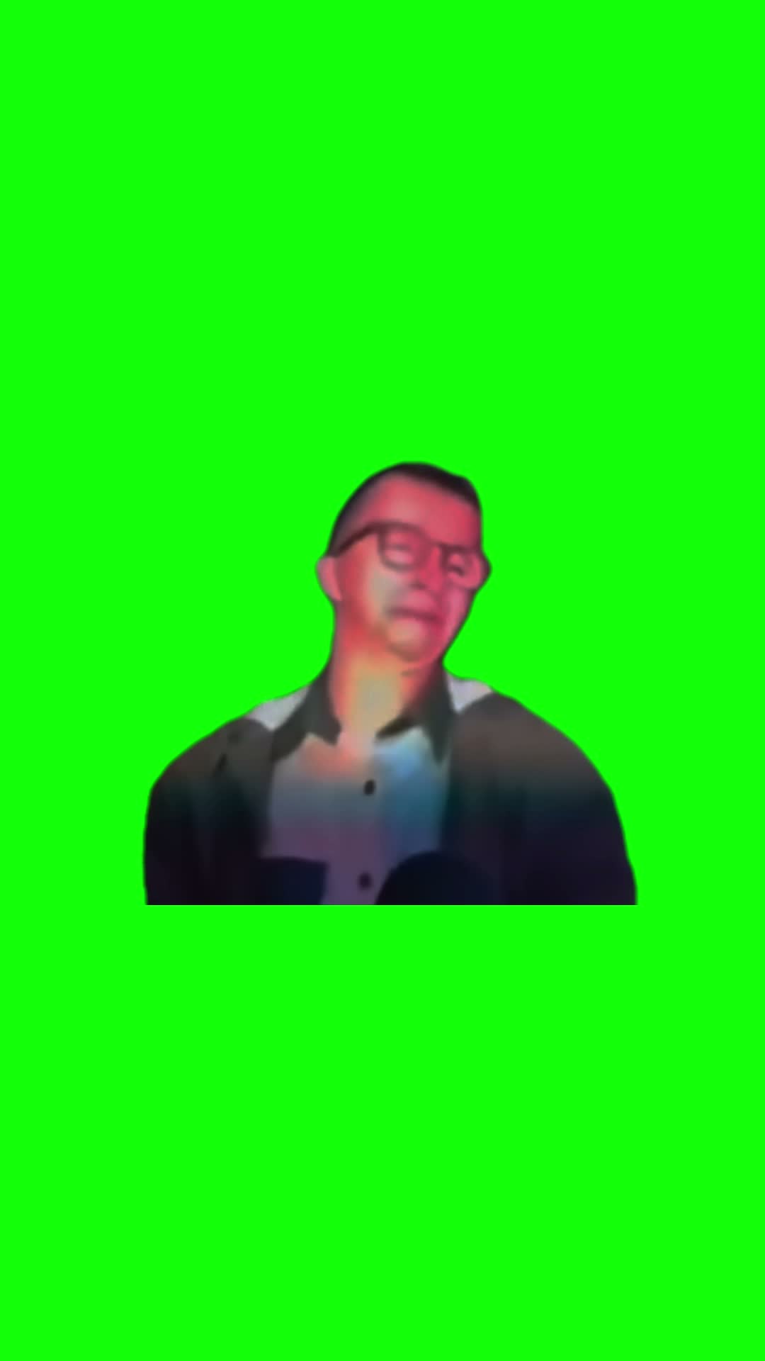 Jshock Crying Reaction Meme Green Screen