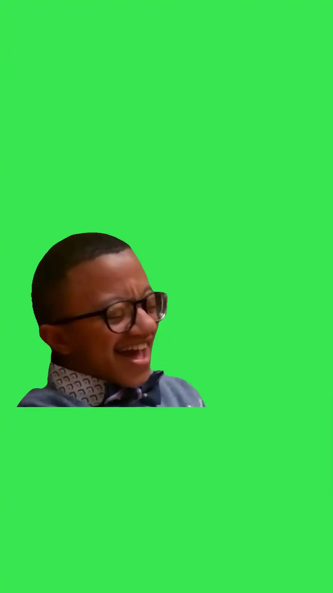 Jay Thomas Manuel Laughing Meme Green Screen Template