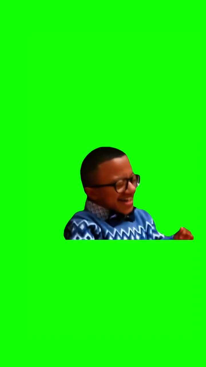 Mini producer laughs i love this dinner Meme Green Screen