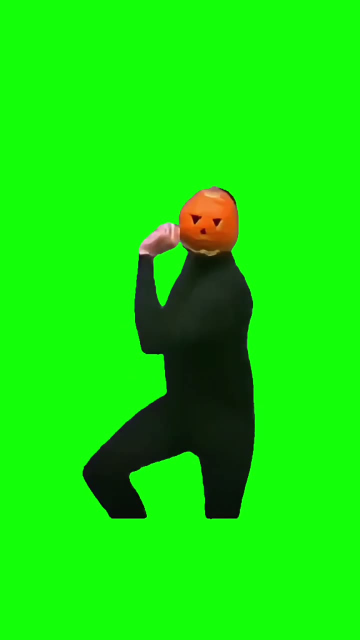 Spooky Scary Skeleton Meme Green Screen