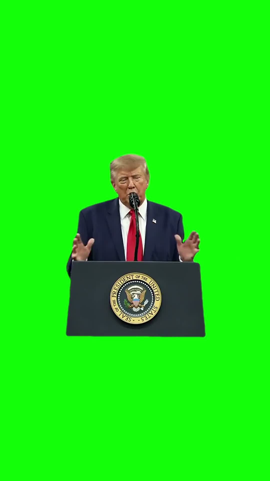 Trump i love you too you not my type Meme Green Screen